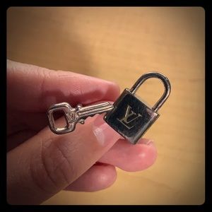 Louis VuittonxMacon Lock & Key Sterling Cufflinks